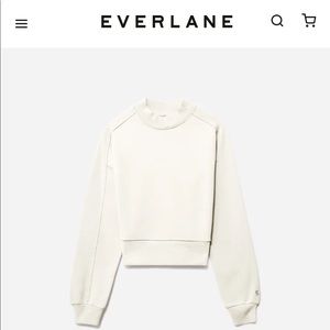 Everlane Track Cropped Sweatshirt